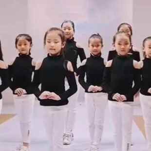 【折扣店】少儿儿童形体礼仪模特训练服装秋季童模练功服男女童t