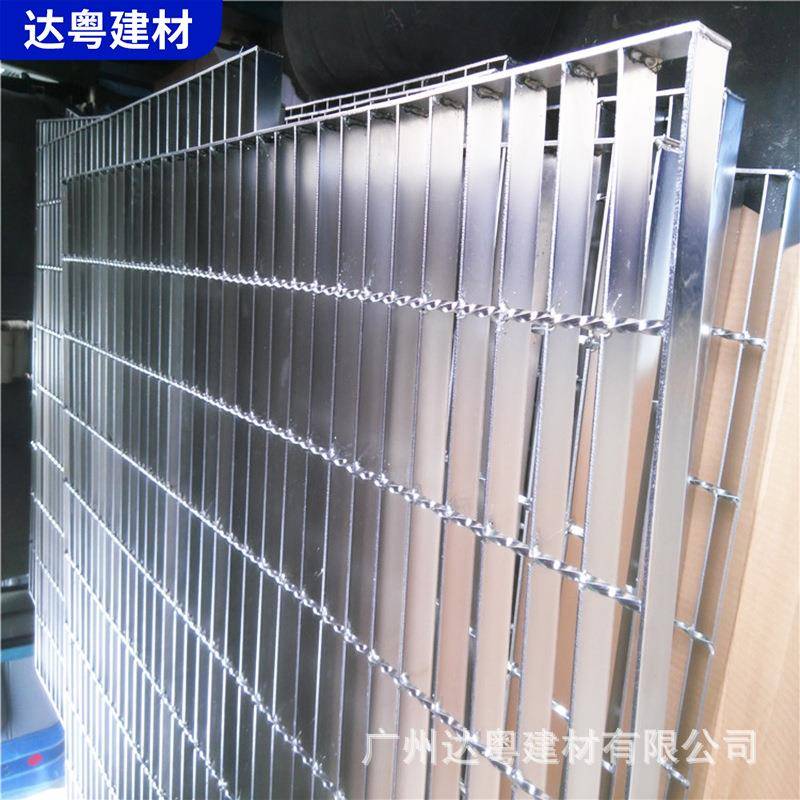 热镀锌钢格走道平台钢格栅盖板不沟锈网180钢格板盖板楼梯踏板步