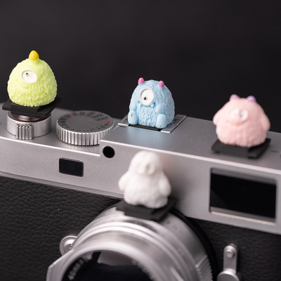 相机热靴盖卡通适用于富士xm5/xs20/xt50/xt5/xt30佳能r50索尼zve10微单尼康z30单反小配件装饰保护盖防尘盖