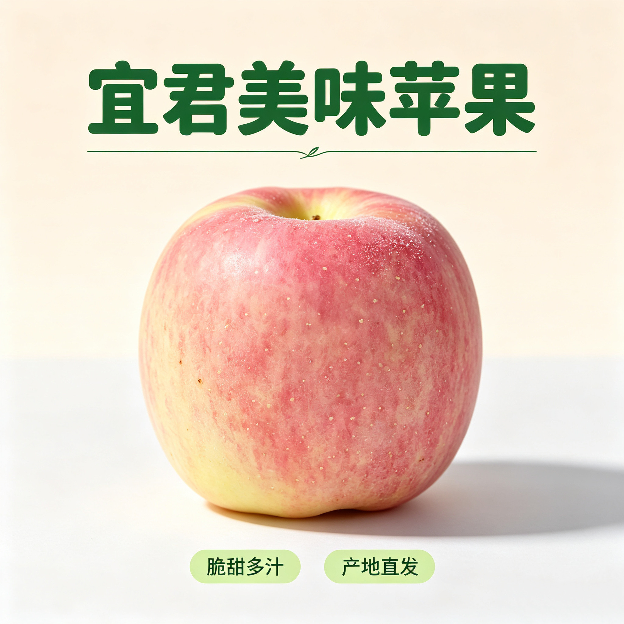 陕西正宗皇后宜君美味苹果脆甜爽口多汁普通装坏果包赔新鲜发货