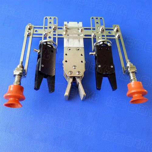 机械手末端治具平面直角L型夹具金具固定板支架12-L50/75/100MM