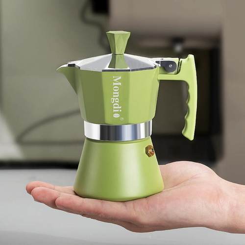 Mongdio摩卡壶套装迷你摩卡咖啡壶家用小型煮咖啡机萃取壶电陶炉