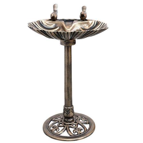 园林花园户外塑料喂鸟器贝壳鸟盆贝壳鸟浴盆繁殖箱