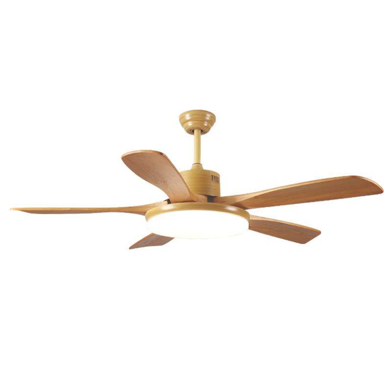 大风力原木风吊扇灯智能变频餐厅客厅吸顶电扇灯全光谱静音风扇灯,家装灯饰光源,风扇灯,淘宝优惠券,粉丝福利购,淘宝优惠卷