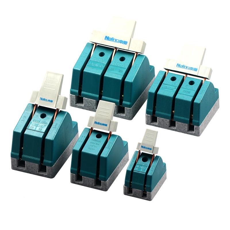 电动车单投式两相关刀闸刀2P32A开关家2P32A配电开22用0V箱隔离开