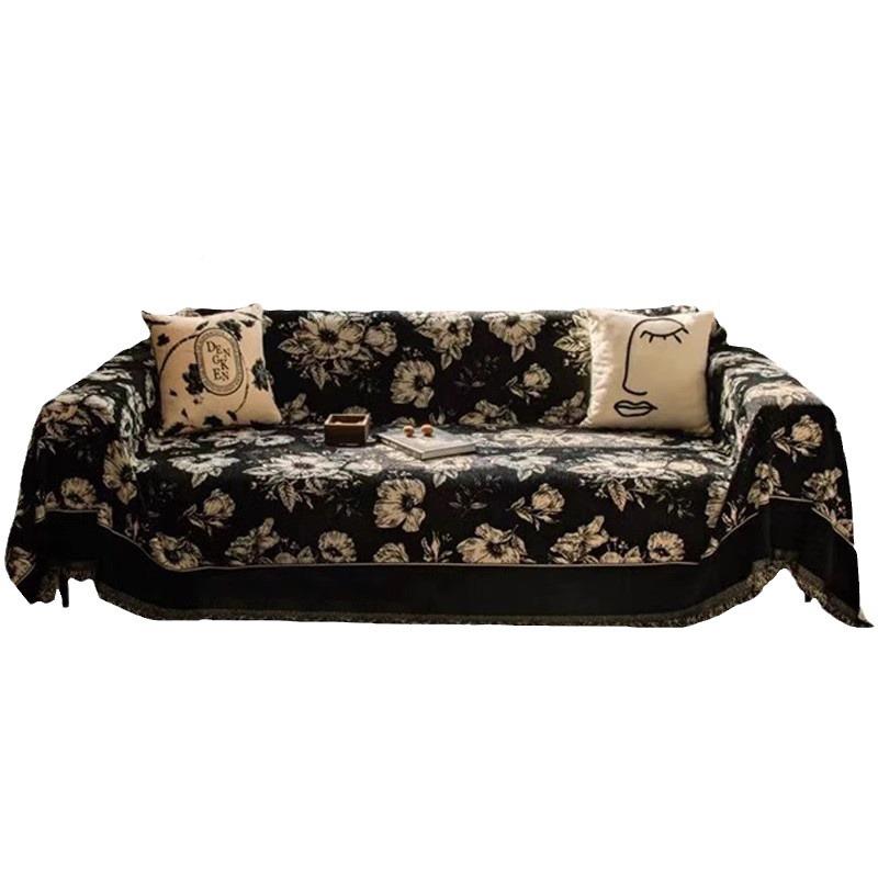 沙发野影沙发垫巾夏中轻新奢式全盖布四季通用沙发套罩卍能全包笠