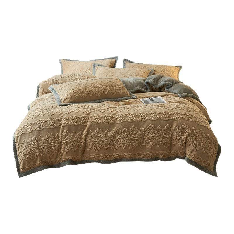 冬季加厚牛奶塔芙绒被套单件保暖法兰绒被罩羊羔绒多功能盖毯毛毯,床上用品,学生床品套件,淘宝优惠券,粉丝福利购,淘宝优惠卷