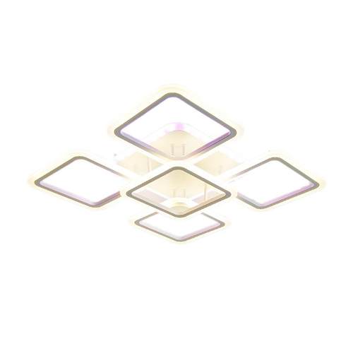 铁艺亚克力RGB七彩吸顶灯极简大气氛围客厅灯温馨浪漫主卧灯