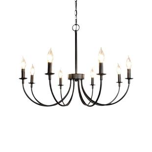 美式 蜡烛餐厅吊灯复古工业风酒吧乡村灯ebay铁艺多头农舍灯具