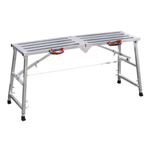 加厚装修折叠马凳升降便携脚手架伸缩马登室内刮腻子马镫平面梯子