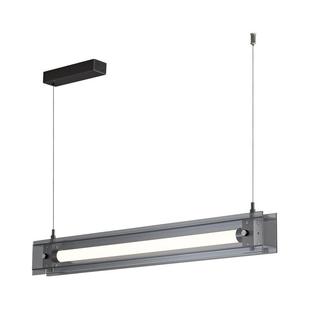 极简餐厅一字吊灯轻奢创意个性 马扎灯设计师艺术吧台书房玻璃灯具