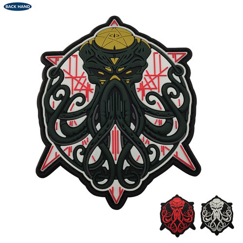 Cthulhu Awakens Lovecraft克苏鲁游戏周边徽章章鱼胶魔术贴臂单