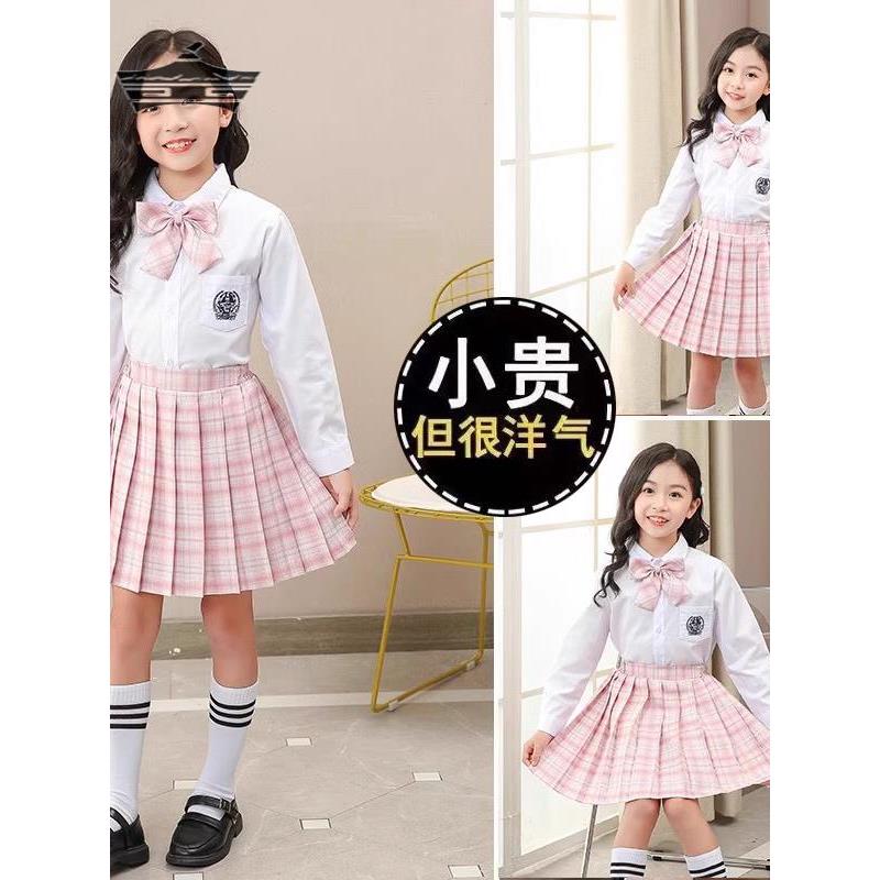 jk套装女童夏季学院风制服裙儿童夏天裙子大童装小学生夏装连衣裙