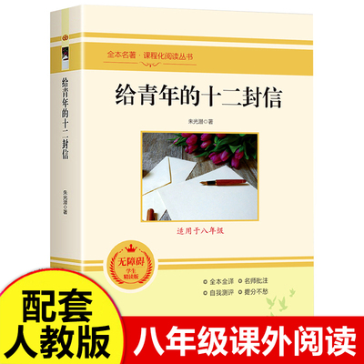 给青年的十二封信（适用于八年级）无障碍精读版人教版中小学生版小学生阅读课外书儿童版初中生儿童文学读物 人民教育出版社
