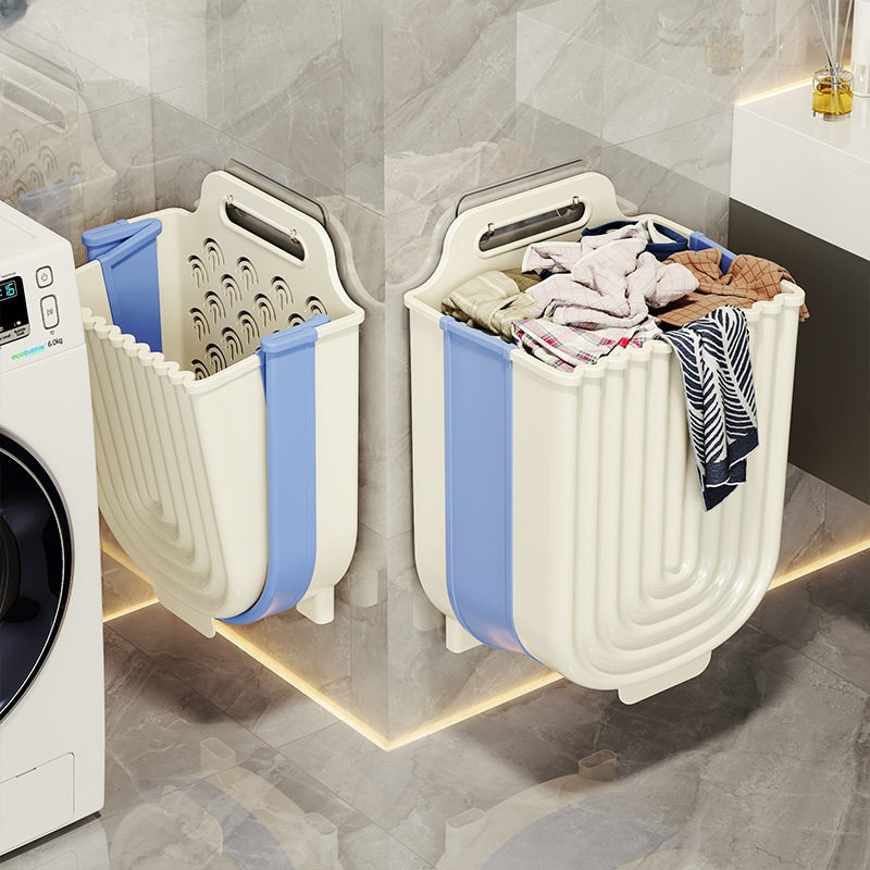 脏衣篓家用洗衣篮壁挂可折叠脏衣服收纳筐卫生间洗澡浴室放赵之李