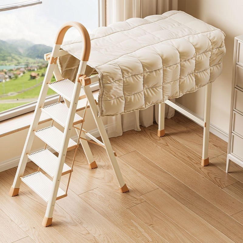 梯子晾衣架两用室内多功能折叠梯家用铝合金伸缩人字梯落地晒衣架