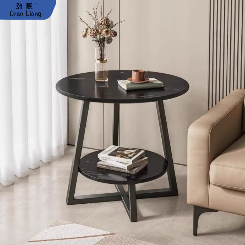 沙发边几小茶几圆桌床头置物架卧室一件简易阳台通用一件代发包邮