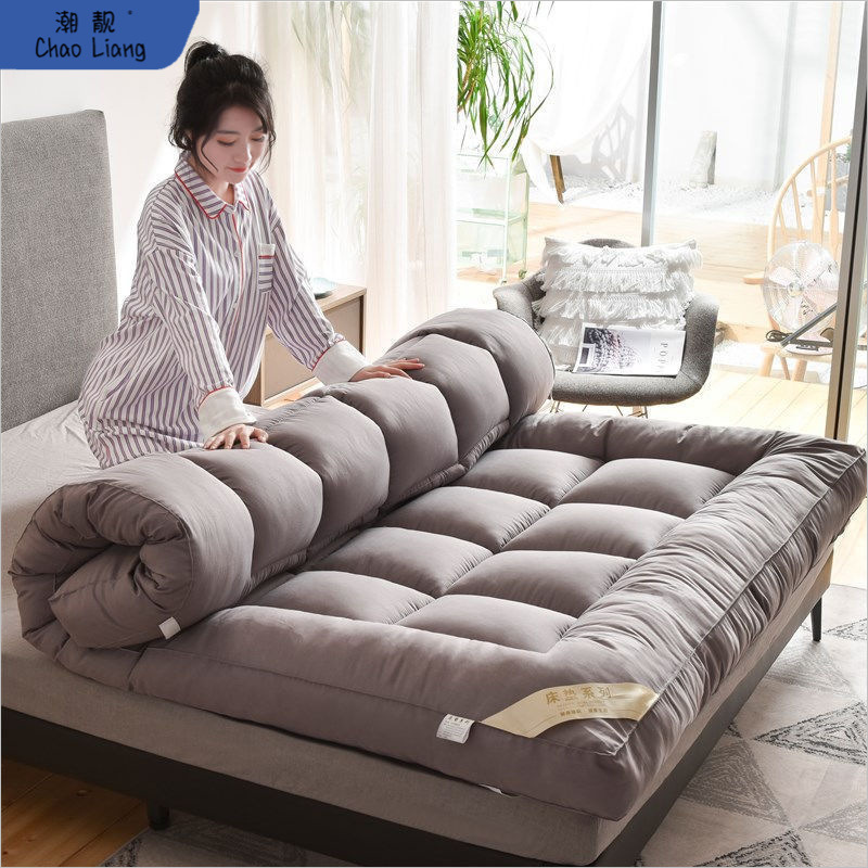 加厚-床垫可折叠.米双人.米榻榻米.单人学生宿舍岩子加厚灰色包邮