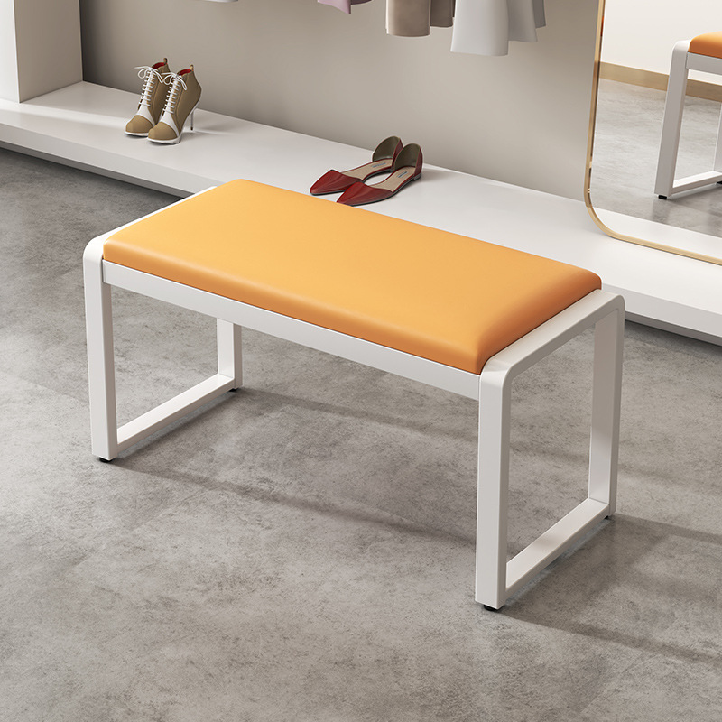 服装店换鞋凳试衣间凳子长条商场沙发凳极简健身房试鞋凳鞋店长凳
