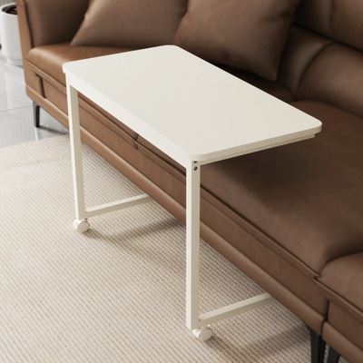 移动床边桌沙发桌小户型双层电脑桌键盘桌子母桌家用简易办公桌子