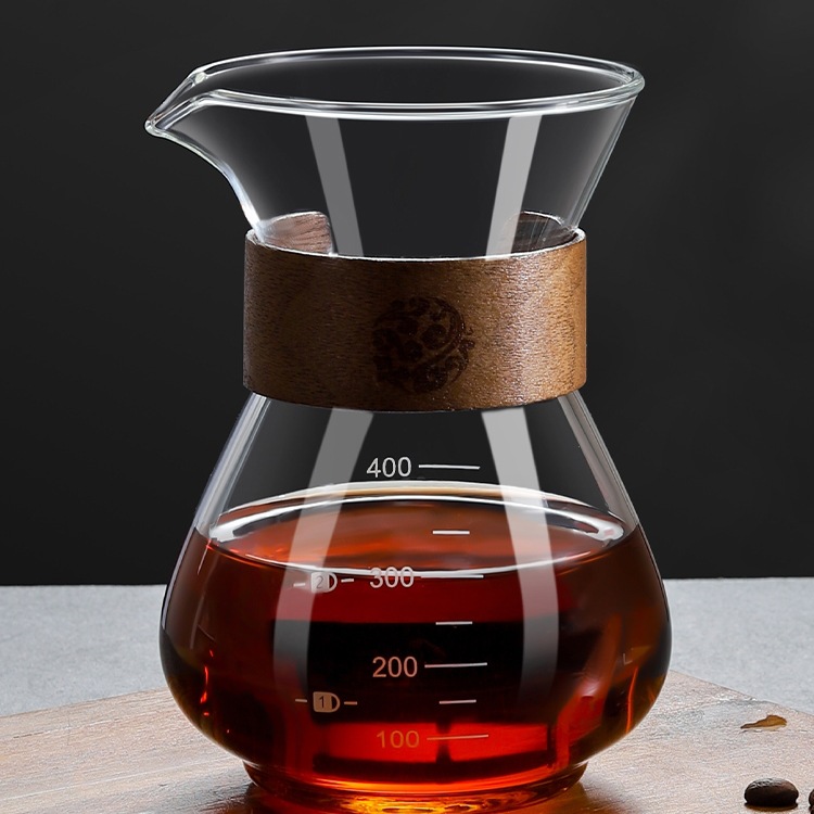 咖啡分享壶手冲咖啡套装玻璃冲泡壶挂耳咖啡漏斗滤杯免试纸冷淬壶