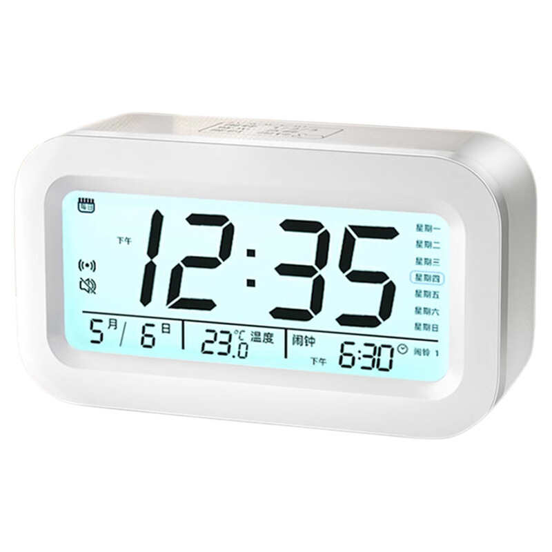 闹钟学生专用起床神器初中生2025新款智能电子计时钟儿童强力叫醒