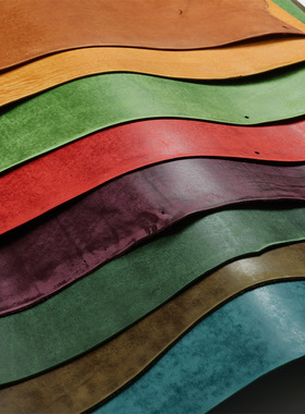 Purework|国产Pueblo全新升级 磨砂植鞣革 牛皮 颜色齐全手工皮革