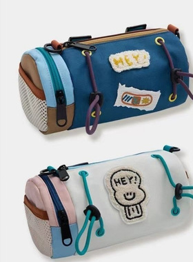 新横款骑自行单挂可爱女斜挎背把外出