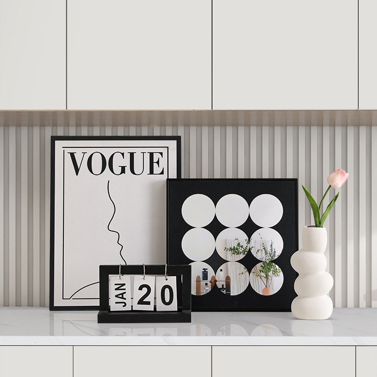 入户玄关餐边电视柜装饰品摆件画软装感小众轻奢客厅鞋柜