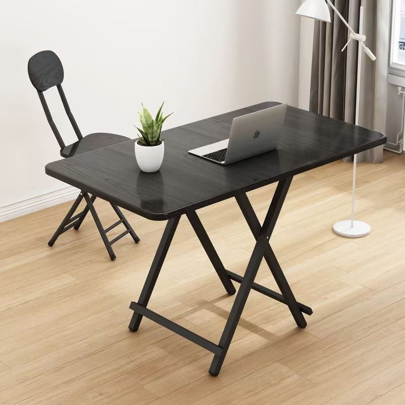 ?简易家用小户型折叠桌吃饭小桌子学生学习桌宿舍便携式双杠地推