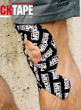 Rocktape膝盖运动肌肉贴肌贴脚踝防水跑步游泳网球高尔夫肌肉损伤