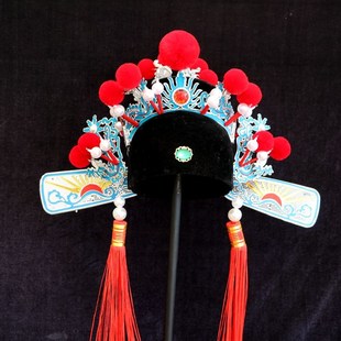 速发京剧黄戏戏服装梅曲豫剧状元盔头戏官驸新郎人马帽