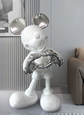 速发比心礼厅大型落地摆件高级感电视柜玄关装饰开迁家居乔业客物