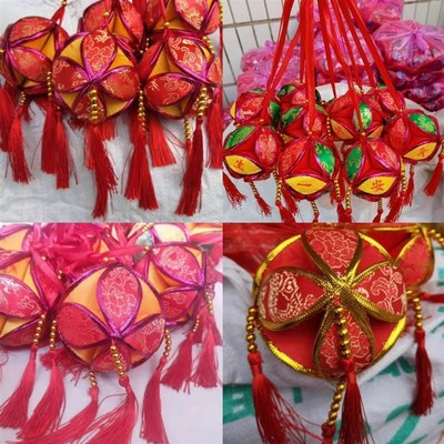 速发绣球广西民月三靖西绣球节壮族抛绣球舞蹈绣球手工绣球三族工