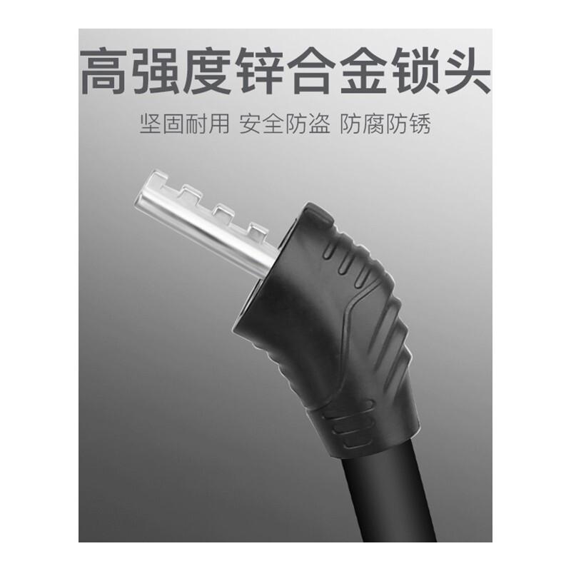 现货速发自行车锁防盗便携式生儿童自行车锁防盗锁钢丝软长密码锁