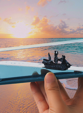 速发沉没翻船黑珍珠号游轮流体漂流瓶摆件海男船桌面生日礼盗物生