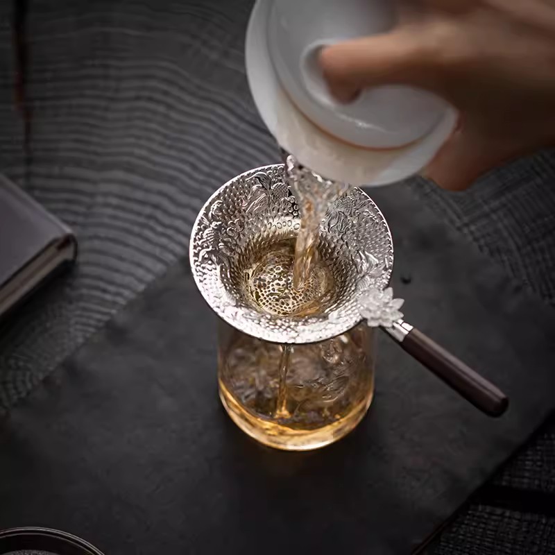 现货速发合金茶漏网茶漏茶具配件茶隔茶滤泡茶叶过滤网器茶滤器茶