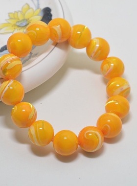 天然马蹄螺贝珠母贝万宝螺金贝金丝贝手链手串珍珠贝女士手串礼物