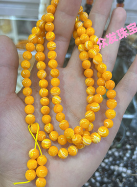 纯天然马蹄螺多圈手链项链 108颗0.8尺寸 天然虫眼 瑕疵属于正常