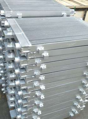 空压机散热器7.5kw37kw55KW75螺杆压缩机冷却器铝制板翅式换热器