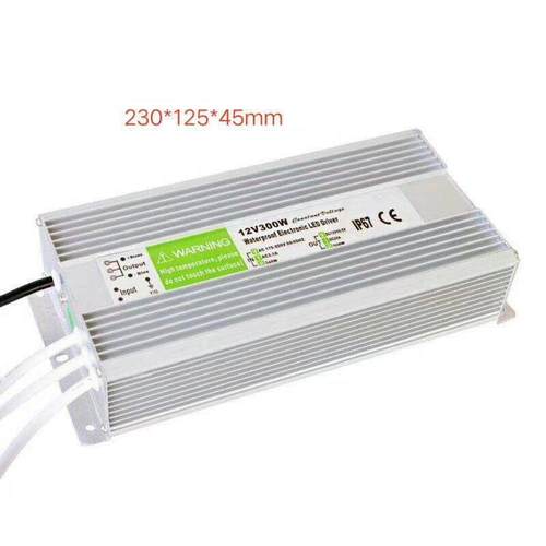 超薄12V300W防水电源IP67防水开关电源12V25A防水室外用S-300-12