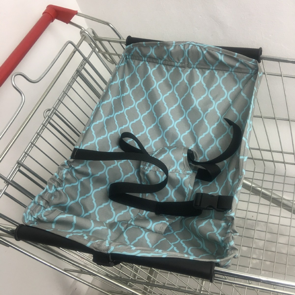 现货跨境新品可折叠婴儿童超市购物车坐垫睡床吊床安全出行便携带