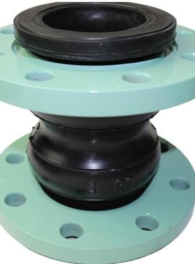 EPDM可曲挠橡胶接头三元乙丙橡柔性胶软连接XTQ2FF平面法兰