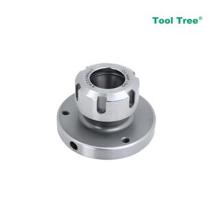 高精ER1620253240筒夹法兰盘铣夹头座80100125三孔夹头座