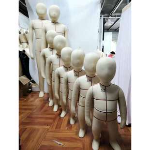 带头童装打版模特有手掌脚掌童装人台模特欧美童装立裁模特公仔