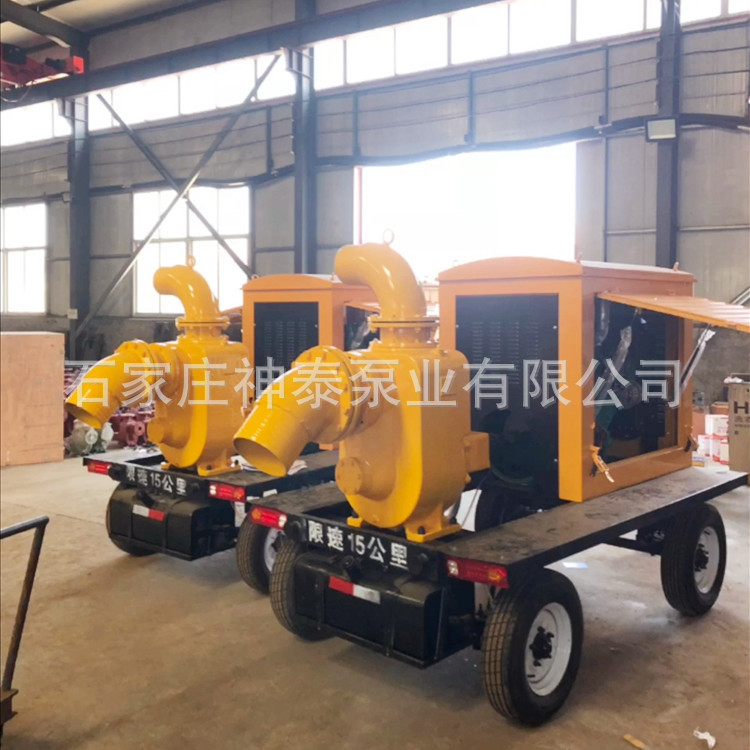 防汛泵车厂家无堵塞自吸排污泵柴油机污水泵防汛应急抽水泵