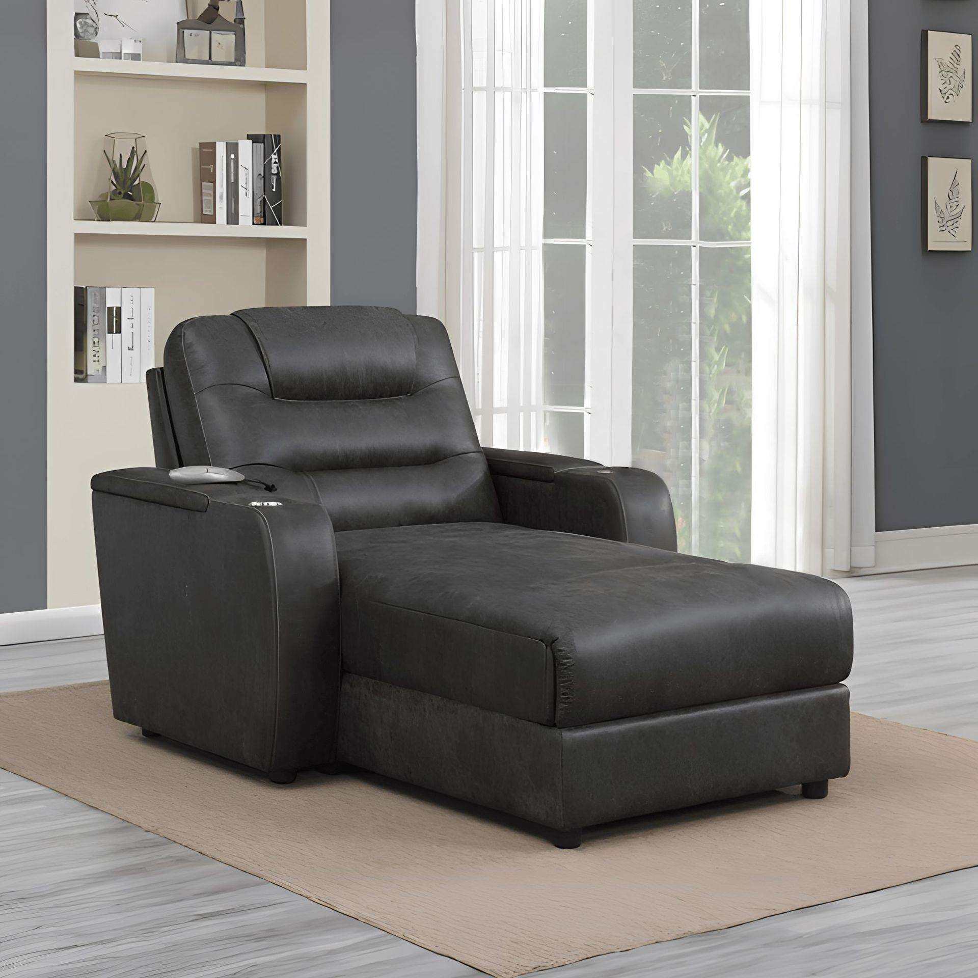 多功能真皮电动沙发床两用伸缩陪护床懒人躺椅客厅阳台卧室贵妃椅