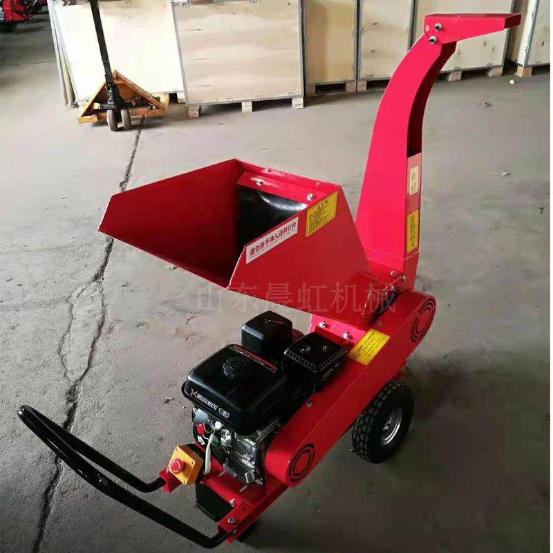 移动式果园树枝粉碎机柴油碎枝机树枝粉碎机