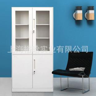 纯白色窄边文件柜资料柜凭证柜开门柜玻璃抽屉大器械柜带锁档案柜