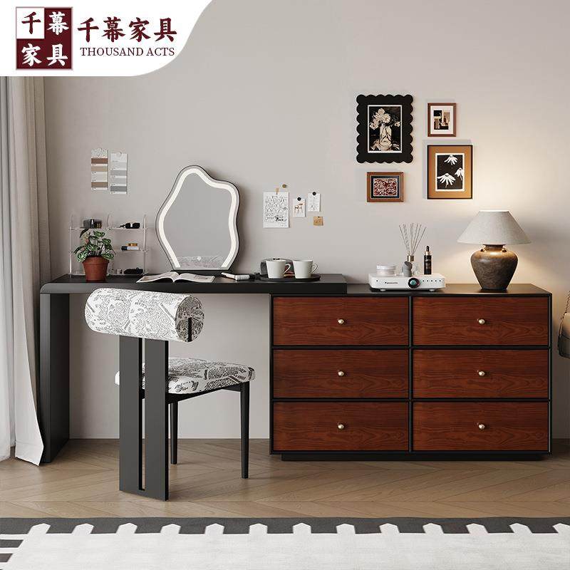 千慕中古风全实木化妆桌梳妆台斗柜一体卧室化妆台转角书桌储物柜,畜牧/养殖物资,畜牧/养殖器械,淘宝优惠券,粉丝福利购,淘宝优惠卷